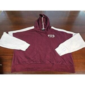 Colosseum Mississippi State Bulldogs Women XL Maroon Colorblock Hoodie ACFH30381